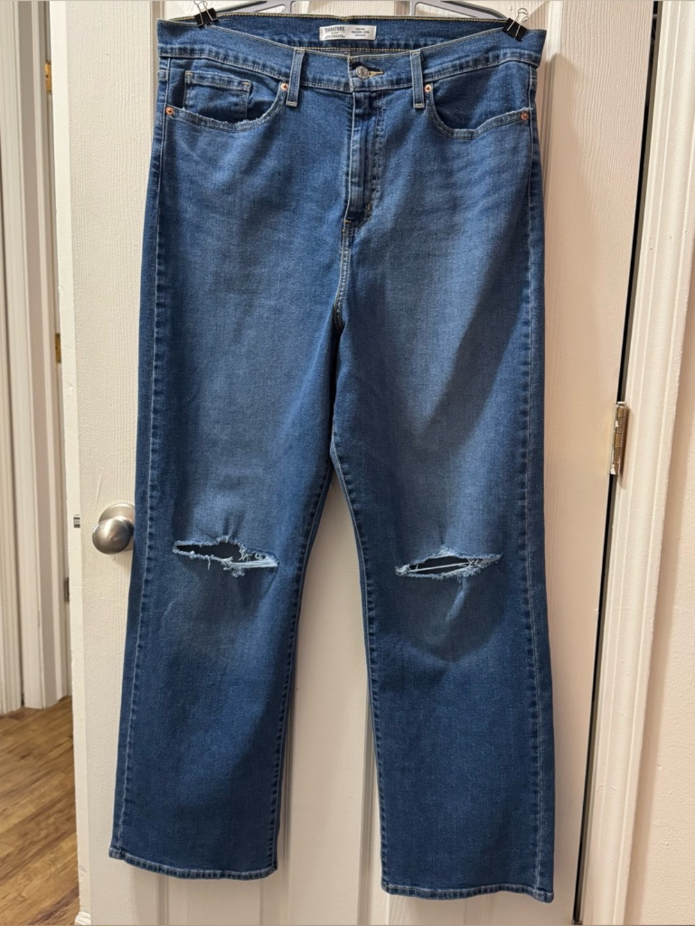 Signature Levi Strauss Heritage High-Rise Loose Straight Jeans